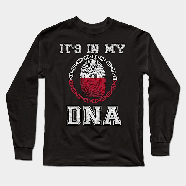 Poland  It's In My DNA - Gift for Polish From Poland Long Sleeve T-Shirt by Country Flags